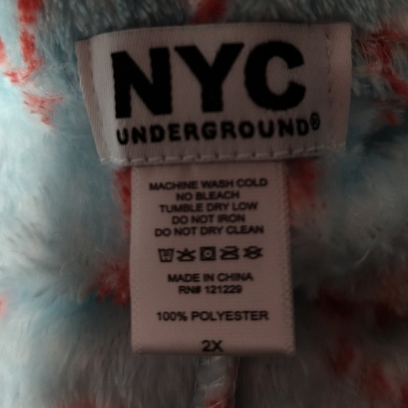 New Mint Hearts PJ Pants / Size 2X - Picture 4 of 4